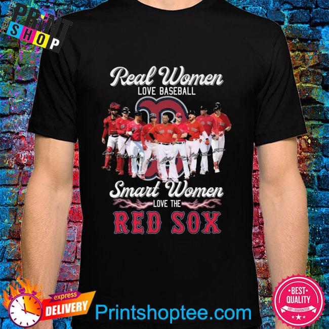 Real women love baseball smart women love the Boston Red Sox signature 2023  shirt, hoodie, sweater, long sleeve and tank top