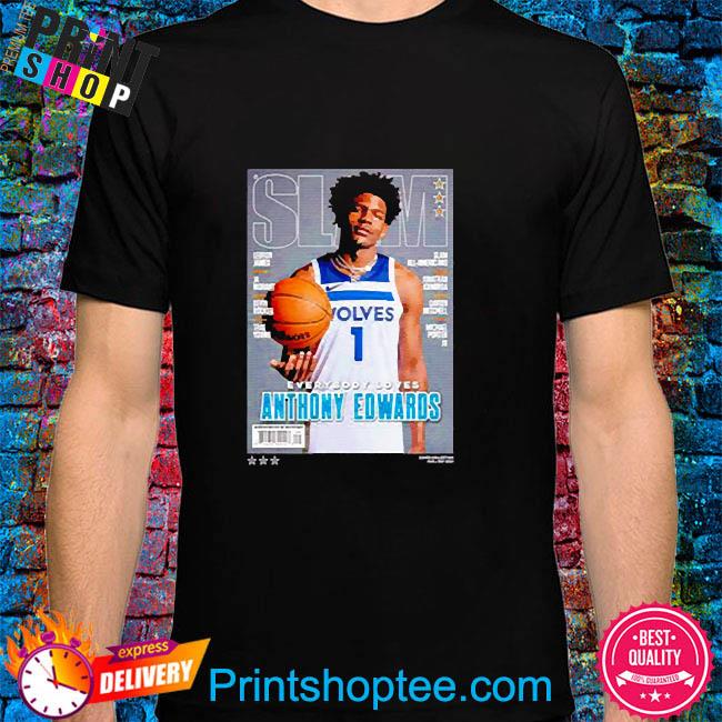 Official Slam Cover Anthony Edwards shirt, hoodie, sweater, long sleeve and  tank top