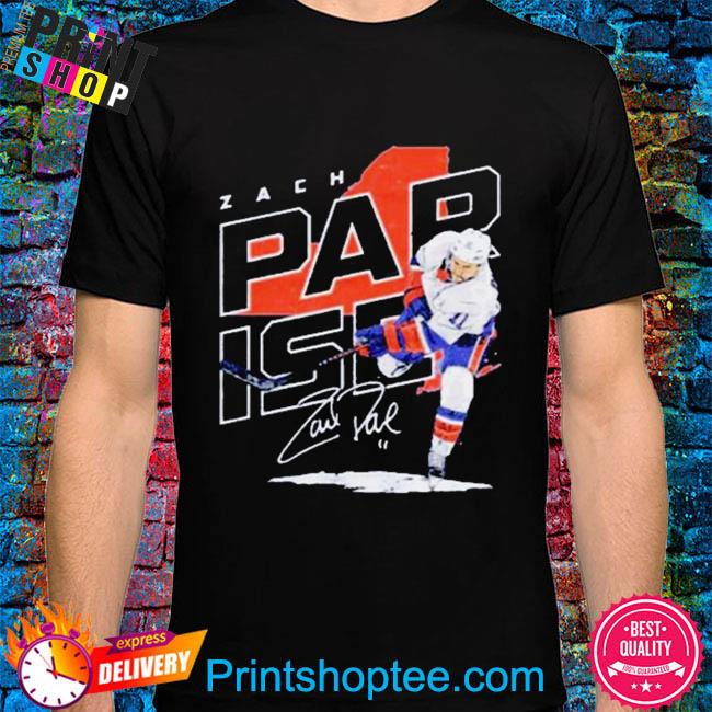 Zach Parise New York Islanders Signature Map T-shirt - Shibtee Clothing