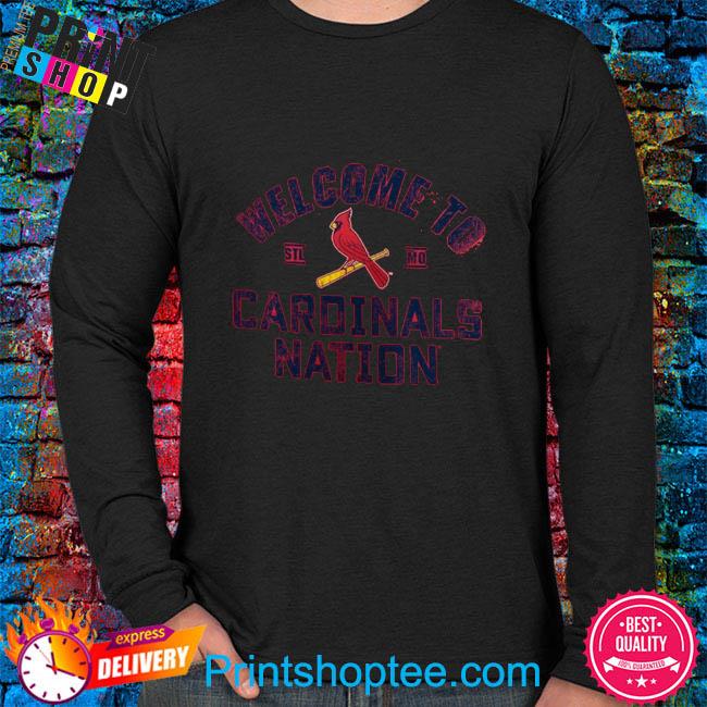 St. Louis Cardinals Square Off Long Sleeve T-Shirt - Mens