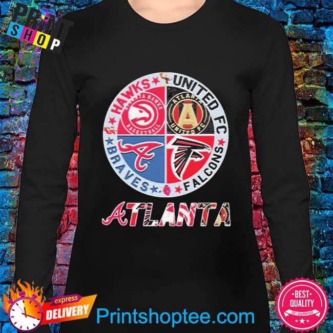 Official atlanta Falcons Atlanta Braves And Atlanta Hawks Shirt