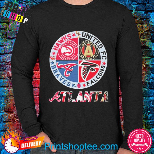 Atlanta Braves Atlanta Falcons and Hawks Logo Shirt, hoodie, sweater, long  sleeve and tank top