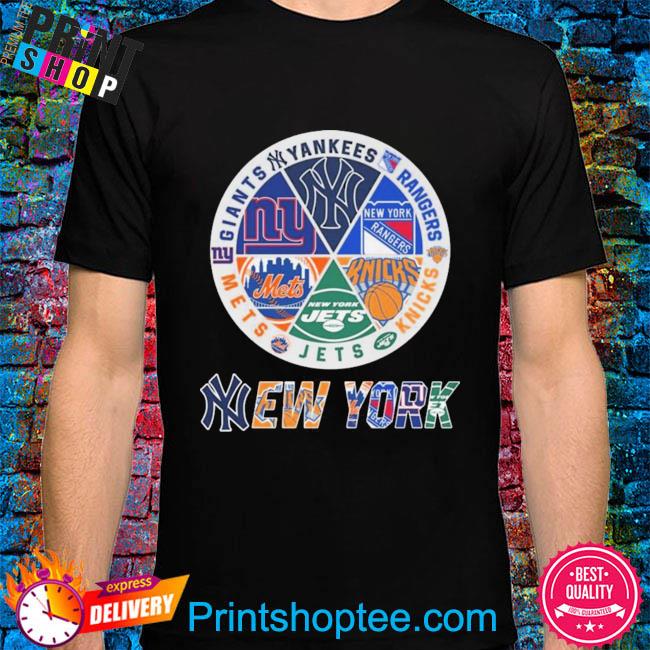 Official New York Sports Team Giants Yankees Rangers Knicks Jets And Mets  shirt, hoodie, sweater, long sleeve and tank top