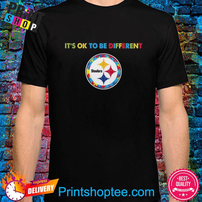 Official Pittsburgh Steelers Autism it's ok to be different shirt, hoodie,  sweater, long sleeve and tank top