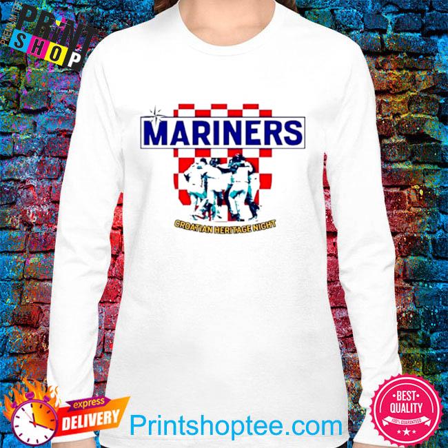 2023 Seattle Mariners Croatian Heritage Night T Shirt