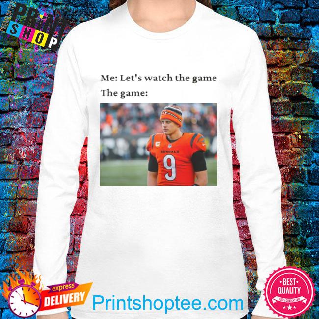 Official Joe burrow bengals meme Football funny T-shirt, hoodie