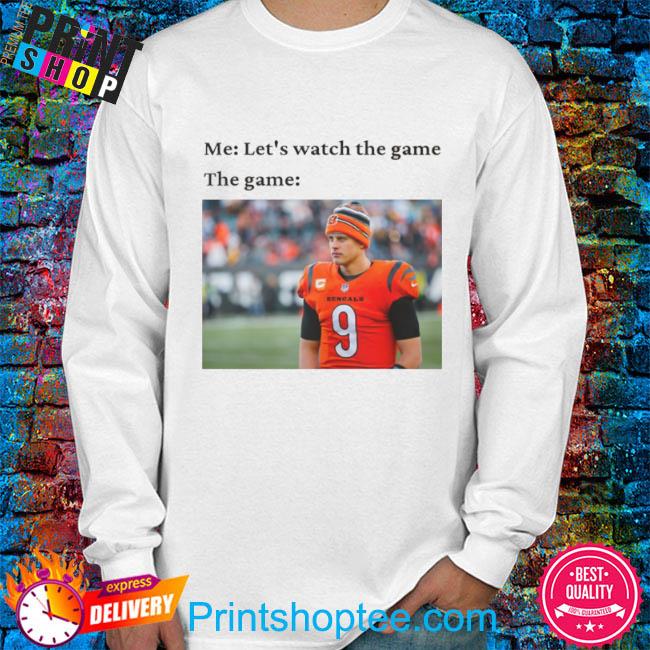 Official Joe burrow bengals meme Football funny T-shirt, hoodie