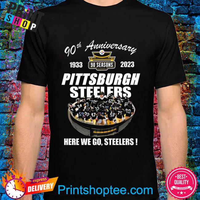 1933-2023 Pittsburgh Steelers 90th Anniversary Thank You For The Memories  Signatures Shirt - Teespix - Store Fashion LLC