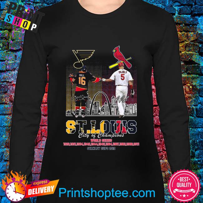 Official ST Louis City Of Champions Cardinals And Blues 2023 Shirt, hoodie,  sweater, long sleeve and tank top