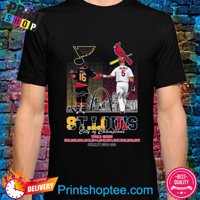 Official ST Louis City Of Champions Cardinals And Blues 2023 Shirt