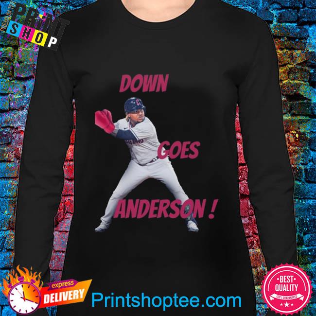 Down Goes Anderson Jose Ramirez Punch Cleveland Guardians Fight Jose Ramirez  And Tim Anderson Fight shirt, hoodie, sweater, long sleeve and tank top