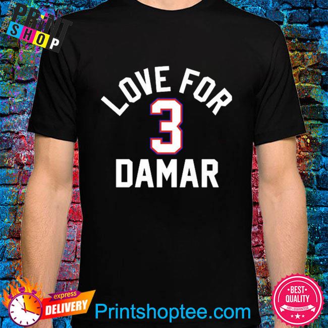 Love For Damar 3 Shirt Pregame Warmup Shirt, hoodie, sweater, long sleeve  and tank top