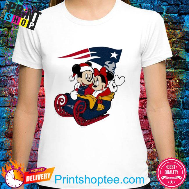 I Love The Patriots Mickey Mouse New England Patriots Youth T-Shirt 