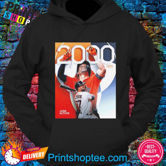 Houston Astros Jose Altuve 2000 Hits MLB Shirt, hoodie, sweater