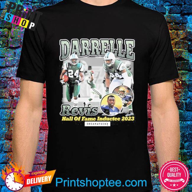 Official Dreamathon Merch Darrelle Revis Hall Of Fame Inductee