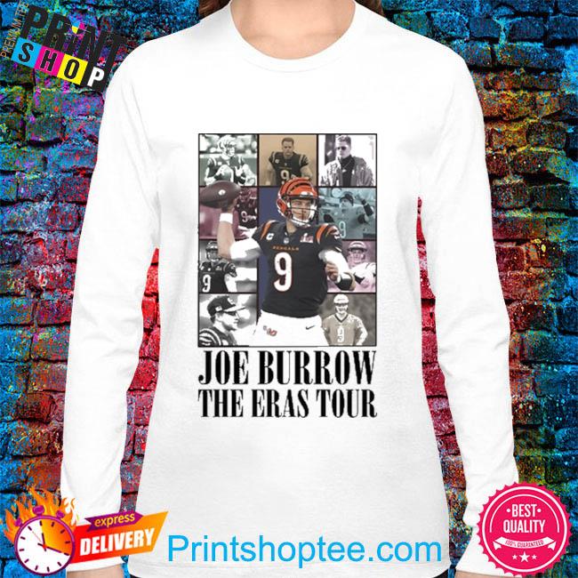 Joe Burrow the eras tour shirt, hoodie, sweater, long sleeve and