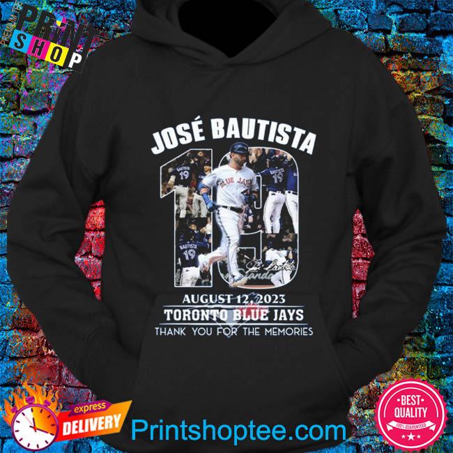 Jose Bautista Toronto Blue Jays Nike Career Statistics Commemorative Name &  Number T-Shirt - Royal