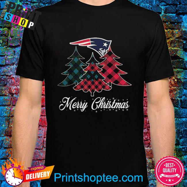 Official New England Patriots Merry Christmas Tree Football Team Shirt,  hoodie, sweater, long sleeve and tank top