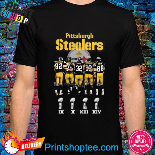 Official pittsburgh Steelers stallworth greene Harris bradshaw swann T-shirt,  hoodie, sweater, long sleeve and tank top