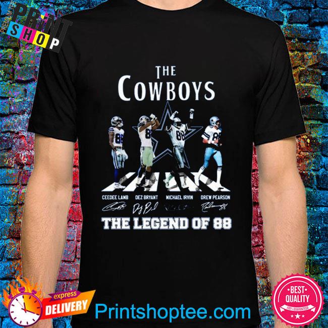 Dallas Cowboys Legends Member Signatures T Shirt in 2023