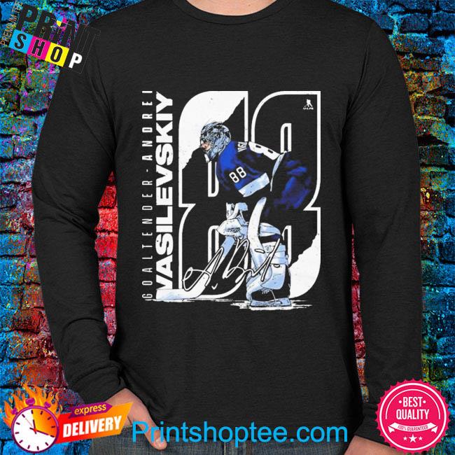 Number 88 Andrei Vasilevskiy Ice Hockey Shirt, hoodie, sweater, long sleeve  and tank top