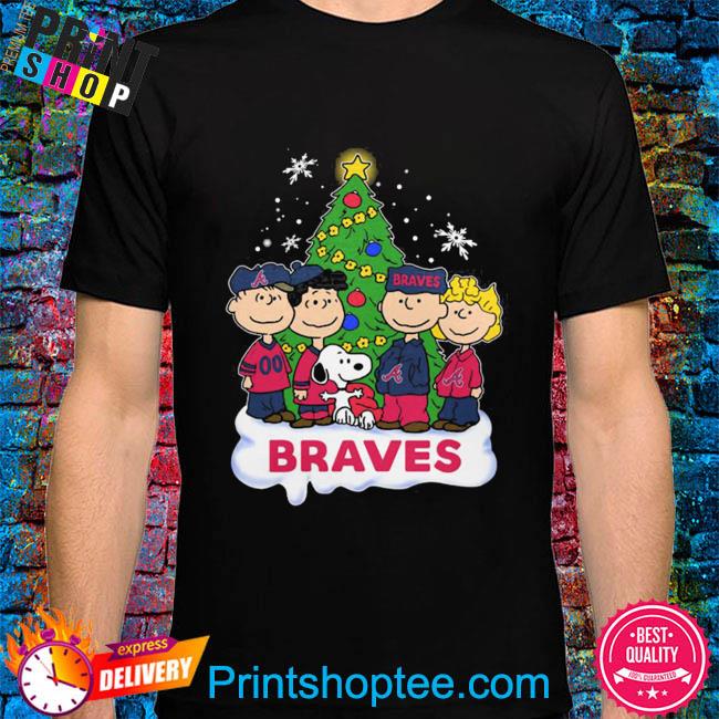 Atlanta Braves Snoopy Peanuts Christmas new 2023 Shirt, hoodie, sweater,  long sleeve and tank top