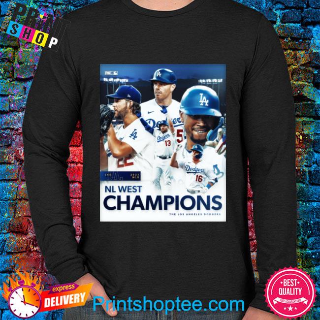 2023 Mlb Nl West Champions The Los Angeles Dodgers Poster Shirt