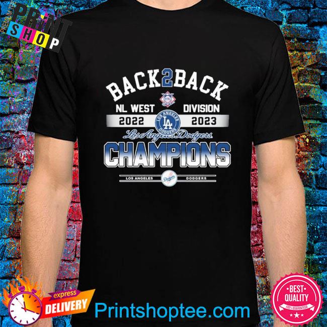 Official los angeles dodgers nl west division champions 2022 shirt