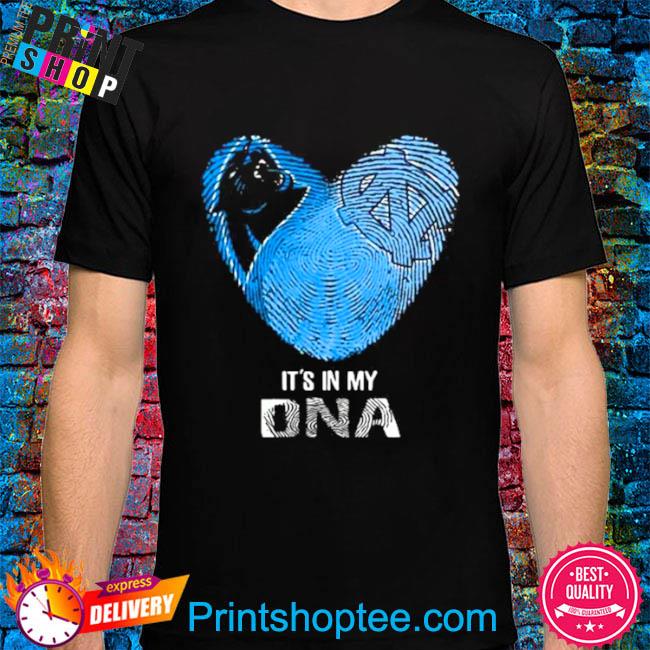 Official Carolina Panthers And North Carolina Tar Heels Heart It's In My  Dna 2023 shirt, hoodie, sweater, long sleeve and tank top