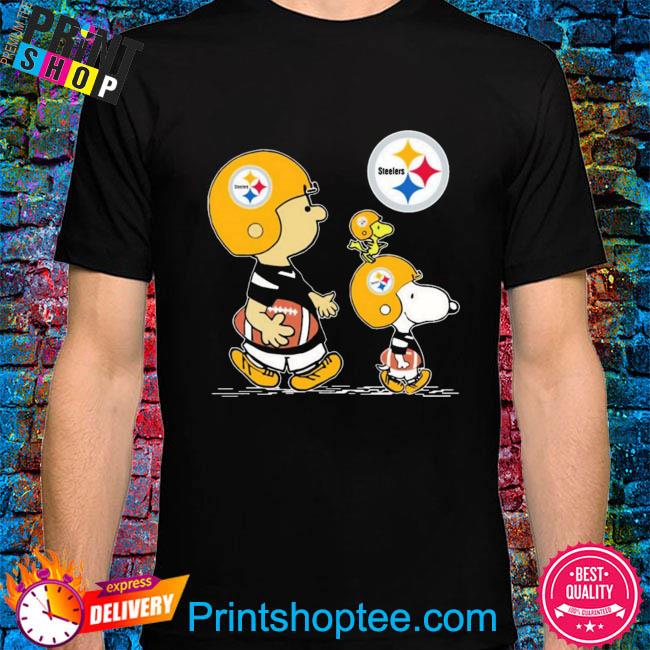 Official Charlie Brown and Snoopy and Woodstock Pittsburgh Steelers  Football Shirt, hoodie, sweater, long sleeve and tank top