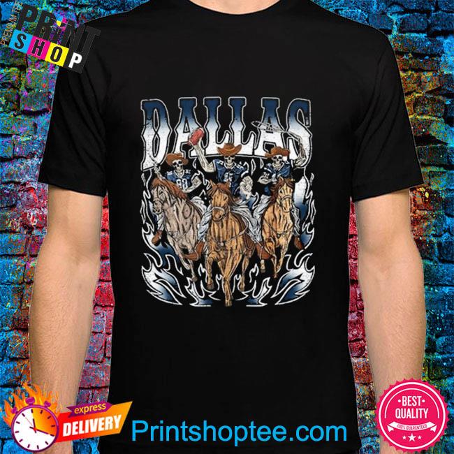 Dallas Cowboys Skeleton Halloween 2023 Shirt