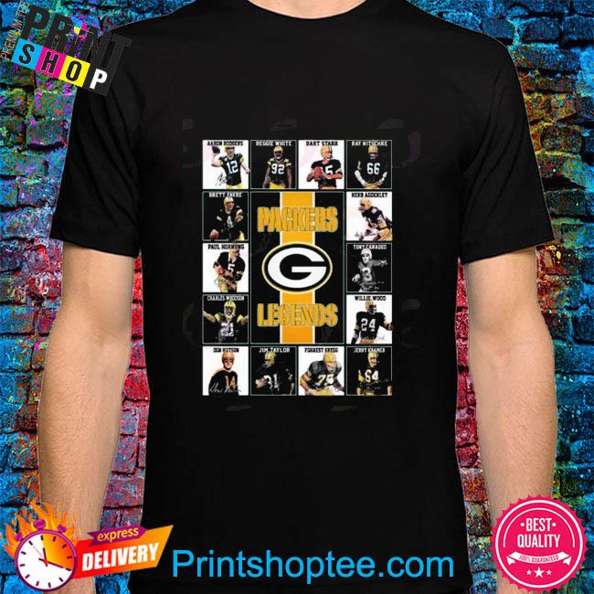 Green Bay Packers Legends Poster Shirt, hoodie, sweater, long sleeve and  tank top