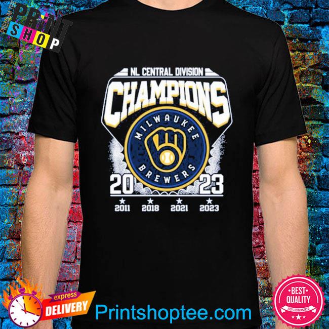 2023 nl central division champions milwaukee brewers shirt