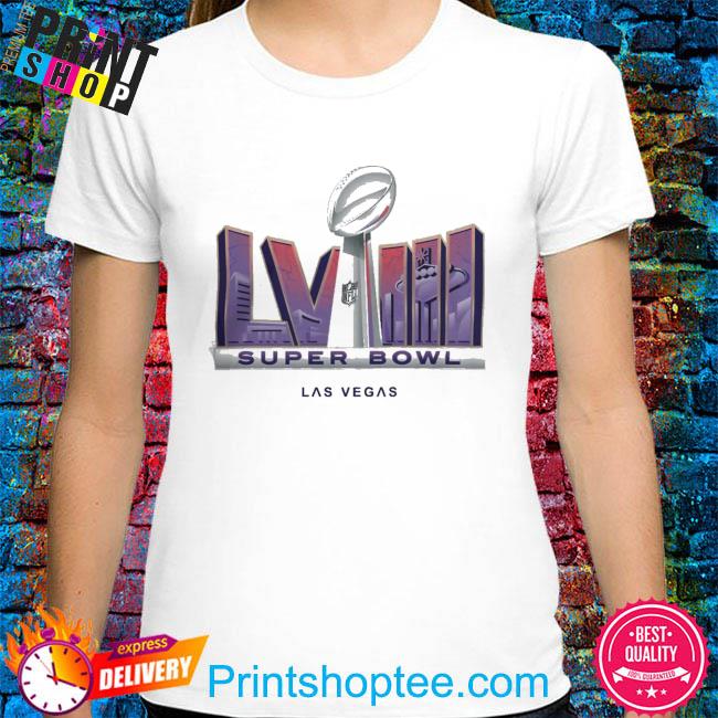 Super Bowl Lviii Las Vegas 2023 2024 Logo Shirt - Hersmiles in