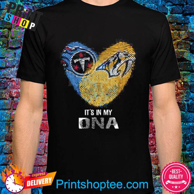 The Tennessee Titans Its In My Dna Football T-Shirt - T-shirts Low