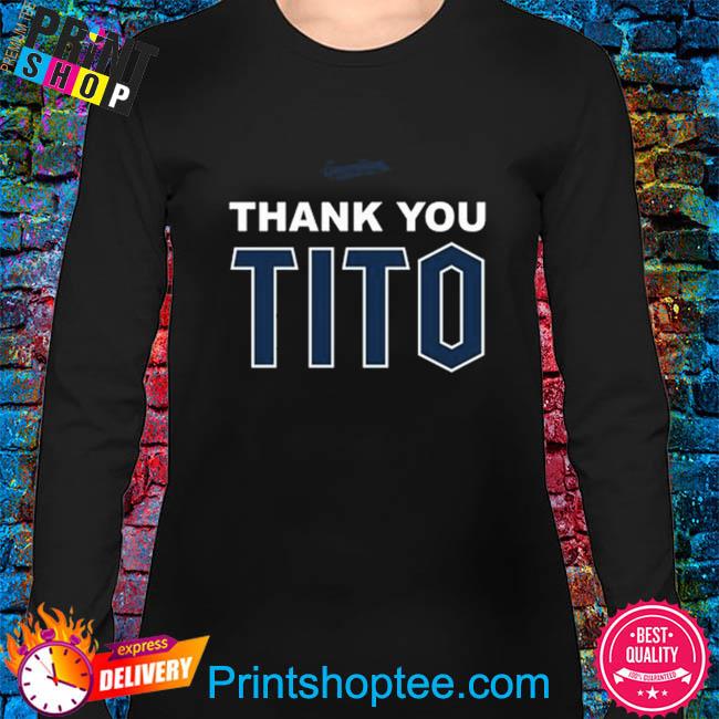 Terry Francona Thank You Tito Shirt, hoodie, sweater, long sleeve