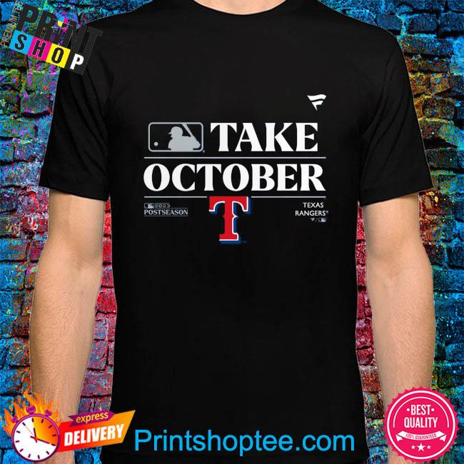 Men's Fanatics Branded Royal Texas Rangers 2023 Postseason Locker Room T- Shirt