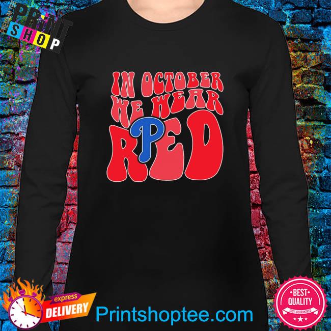 Phillies Philly Red October Cute Ghost T-shirt, hoodie, longsleeve,  sweatshirt, v-neck tee