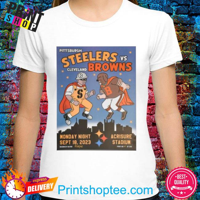 Pittsburgh Steelers 2023 Cleveland Browns Gameday Poster