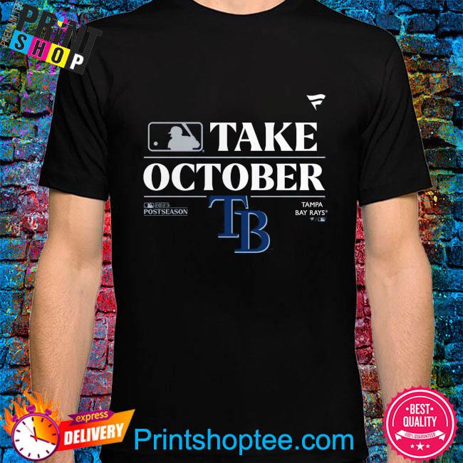 Tampa Bay Rays Fanatics 2023 Postseason Locker Room T-Shirt