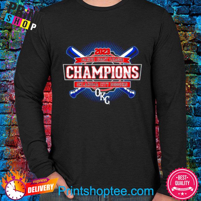 2023 Pacific Coast League Champions Oklahoma City Dodgers T-shirt,Sweater,  Hoodie, And Long Sleeved, Ladies, Tank Top