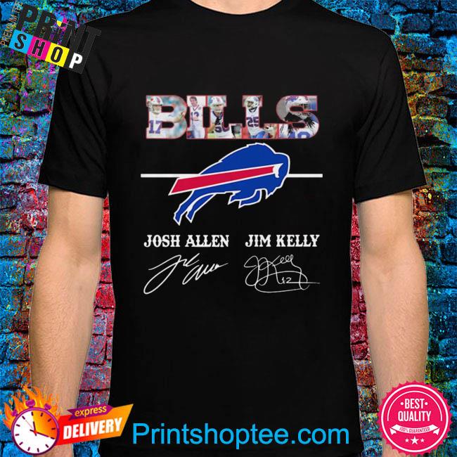 Buffalo Bills Josh Allen Jim Kelly T-Shirt - TeeNavi