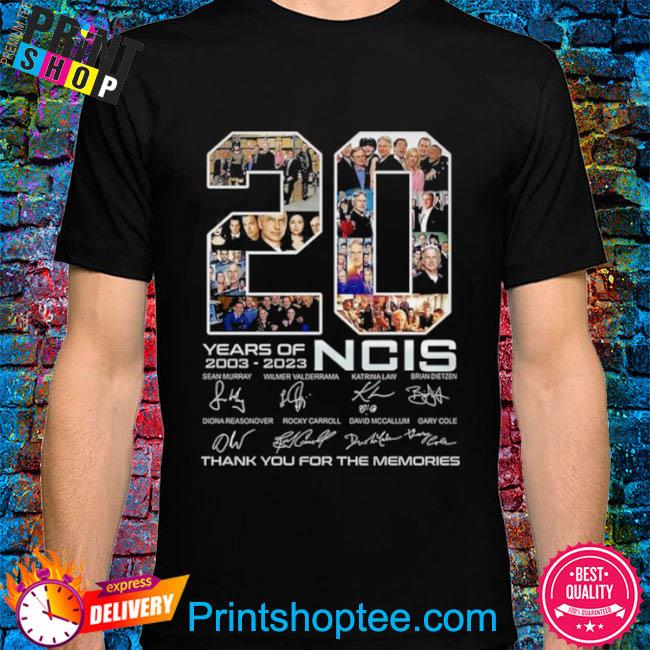 Ncis 20th Anniversary Shirt, Los Angeles New Orleans 20 Years 2003 2023 -  Jomagift