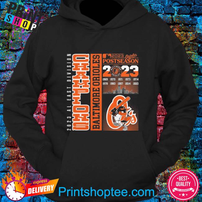 Awesome baltimore Orioles AL East Division Champions 2023 T-shirt, hoodie,  sweater, long sleeve and tank top