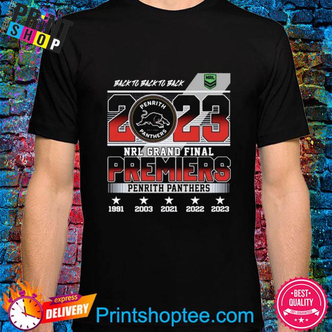 NRL Penrith Panthers 2022 Back To Back Premiers Jersey