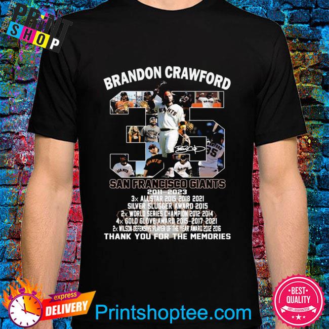 Brandon Crawford San Francisco Giants 2011 – 2023 Thank You For