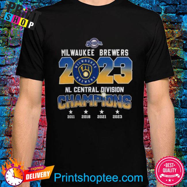 2023 nl central division champions milwaukee brewers shirt