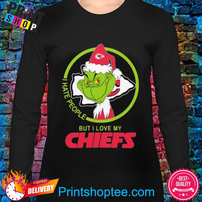 The Grinch I Hate People But I Love My Kansas City Chiefs T-shirt