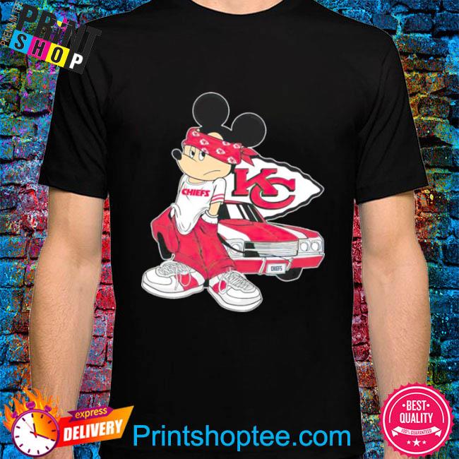 Mickey Mouse Kansas City Chiefs Posing Shirt