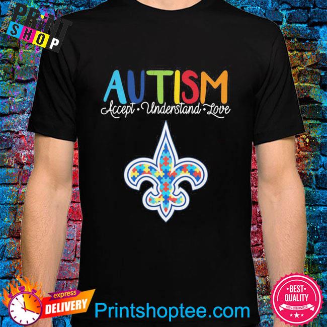 New Orleans Saints NFL Autism All Over Printed 3D Shirt For Fans